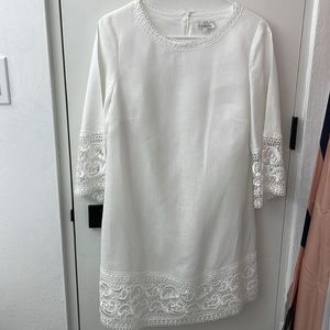 Miguelina Shift Linen Dress M
